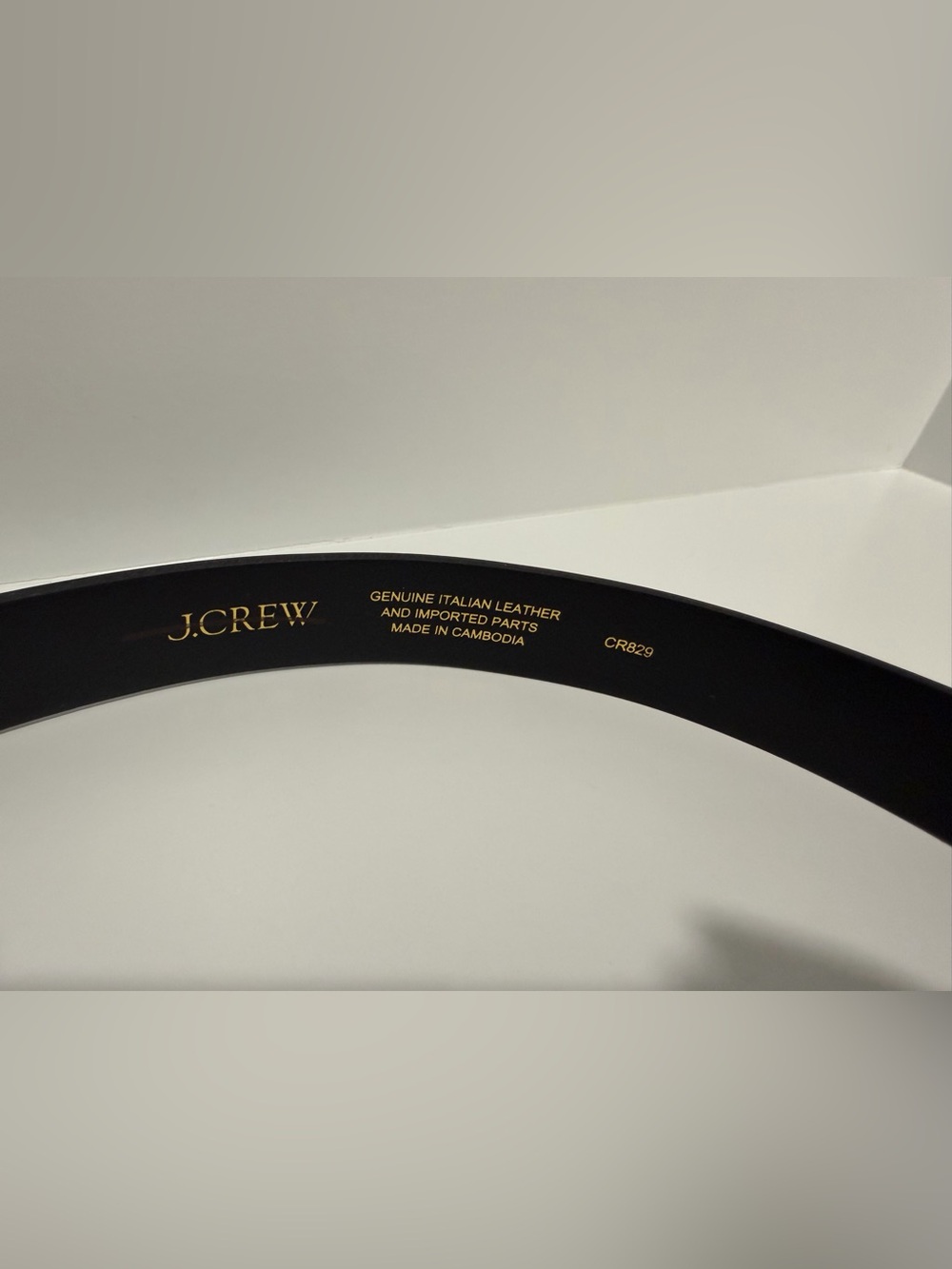 NEW J. Crew Western silver buckle belt in black Italian leather CR829 Medium - Picture 9 of 10